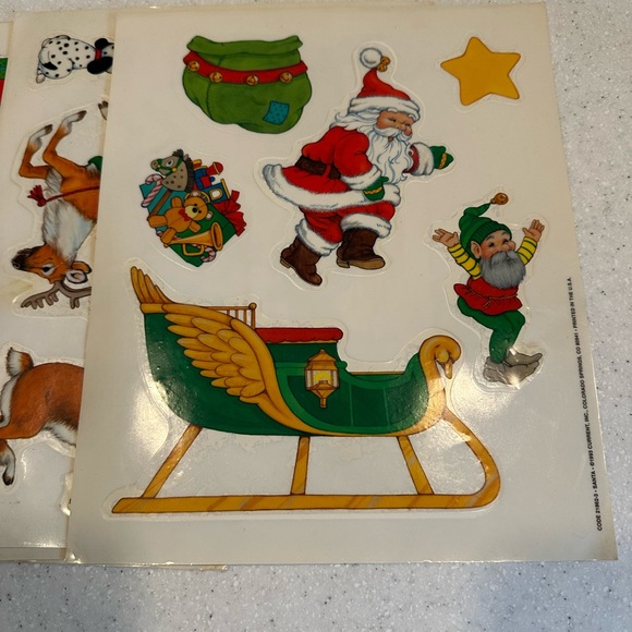 Vintage Christmas Santa Advent Vinyl Clings! 25 pc Window Decor 1993
Current Inc - Picture 4 of 14